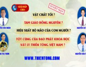 Tam Giáo Đồng Nguyên? Tột cùng của Đạo Phật Khoa học Vật lý Thiền tông Việt Nam?